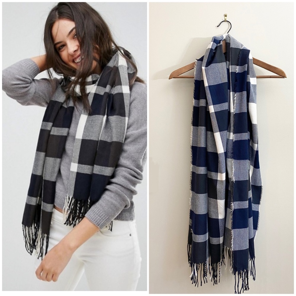 Plush Apparel Super Soft Plaid Scarf